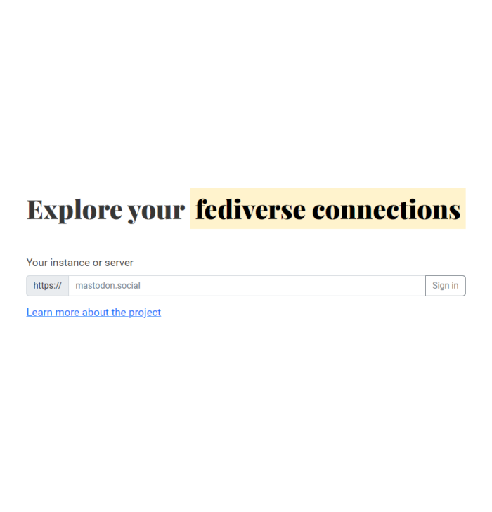 Screenshot of the welcome screen with a login prompt.